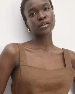 Everlane Dresses*The Linen Side-Button Jumpsuit
