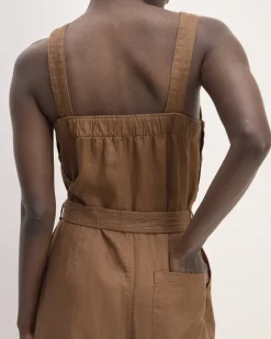 Everlane Dresses*The Linen Side-Button Jumpsuit