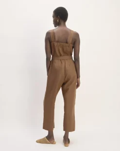 Everlane Dresses*The Linen Side-Button Jumpsuit