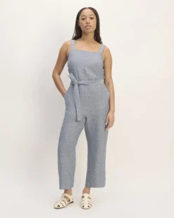 Everlane Dresses*The Linen Side-Button Jumpsuit