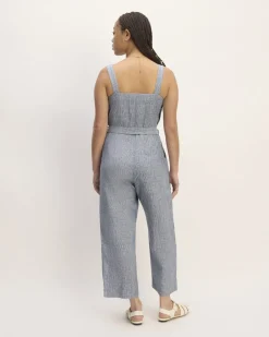 Everlane Dresses*The Linen Side-Button Jumpsuit