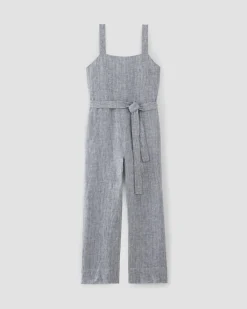 Everlane Dresses*The Linen Side-Button Jumpsuit