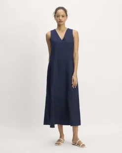 Everlane Dresses*The Linen V-Neck Maxi Dress