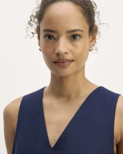 Everlane Dresses*The Linen V-Neck Maxi Dress