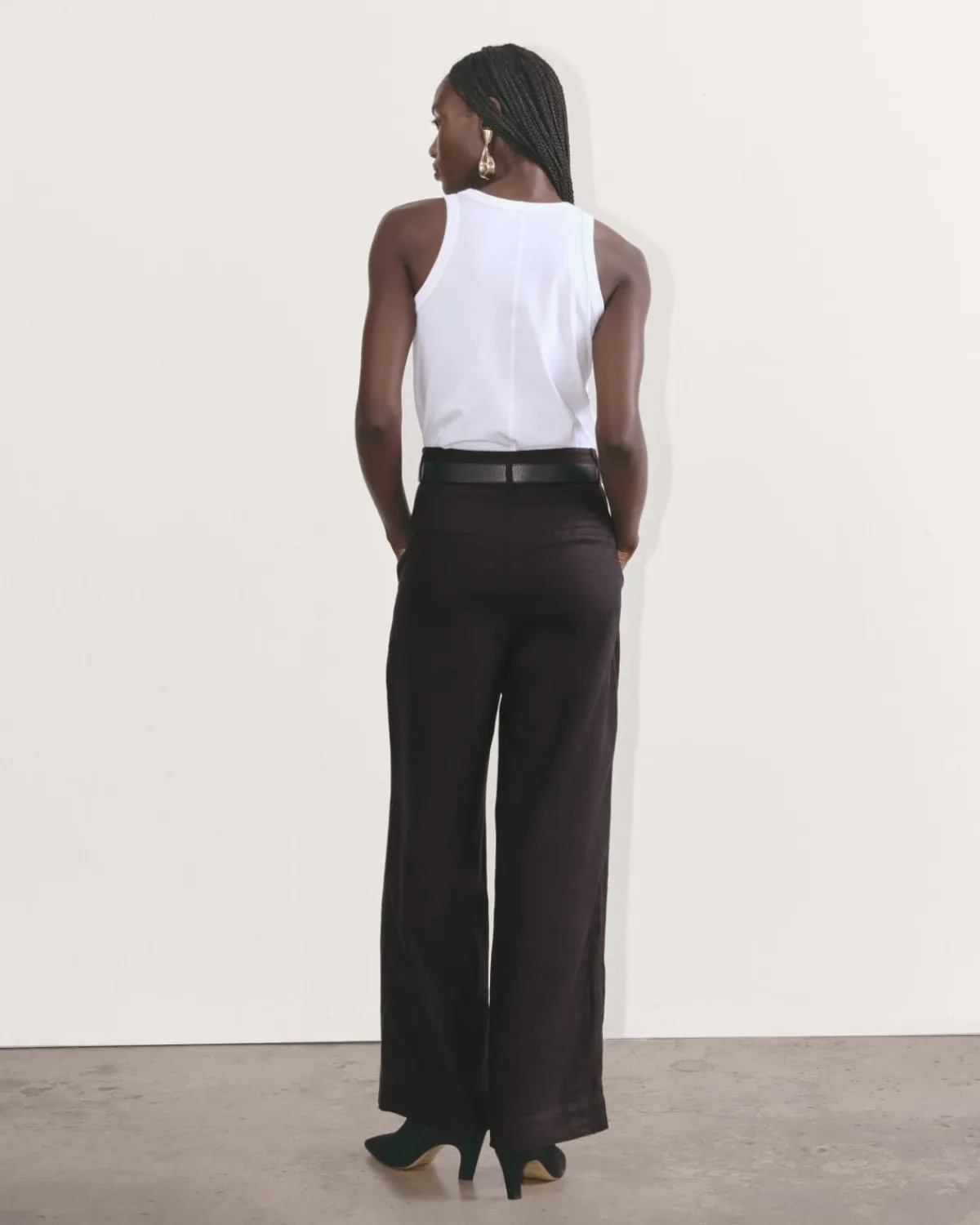 Everlane Pants|Wide-Leg Pants*The Linen Way-High® Drape Pant