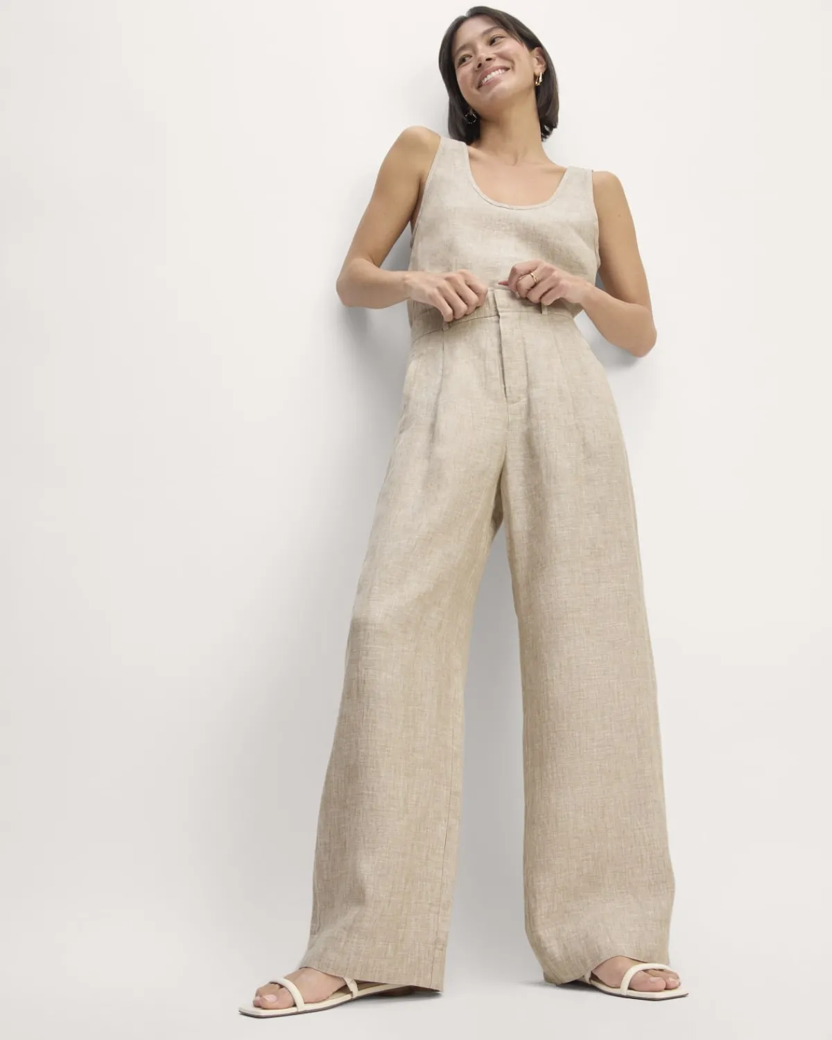Everlane Pants|Wide-Leg Pants*The Linen Way-High® Drape Pant