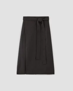 Everlane Shorts & Skirts*The Linen Wrap Skirt