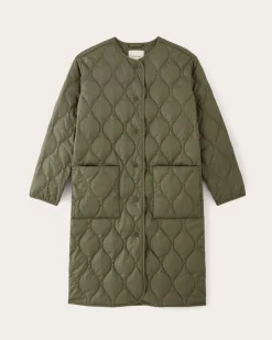 Everlane Jackets & Coats|Puffers & Quilted Jackets*The Long Quilted Liner