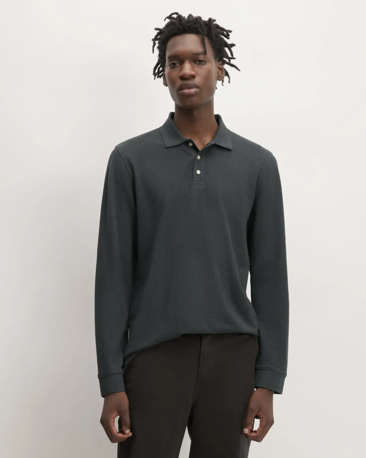 Everlane Shirts|Long Sleeve Shirts*The Long-Sleeve Pique Polo