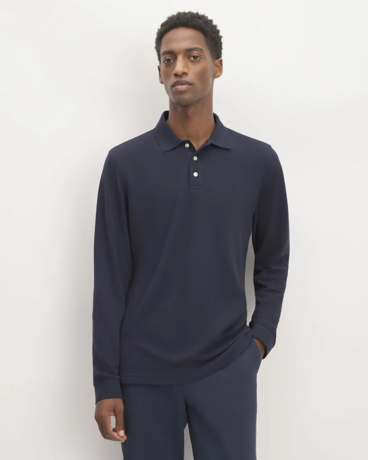 Everlane Shirts|Long Sleeve Shirts*The Long-Sleeve Pique Polo