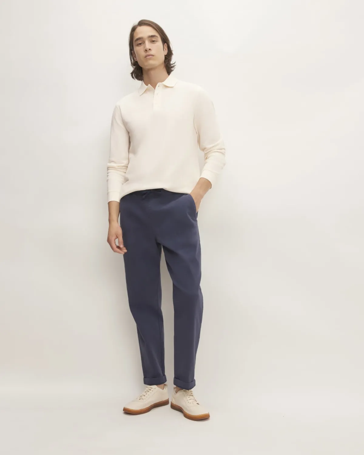 Everlane Shirts|Long Sleeve Shirts*The Long-Sleeve Pique Polo