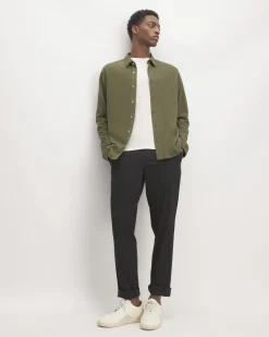 Everlane Shirts|Long Sleeve Shirts*The Long-Sleeve Pique Shirt Kalamata