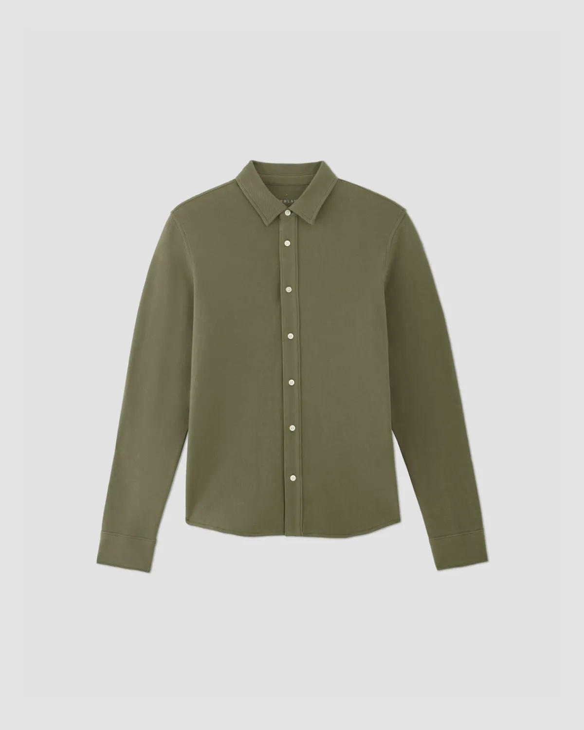 Everlane Shirts|Long Sleeve Shirts*The Long-Sleeve Pique Shirt Kalamata