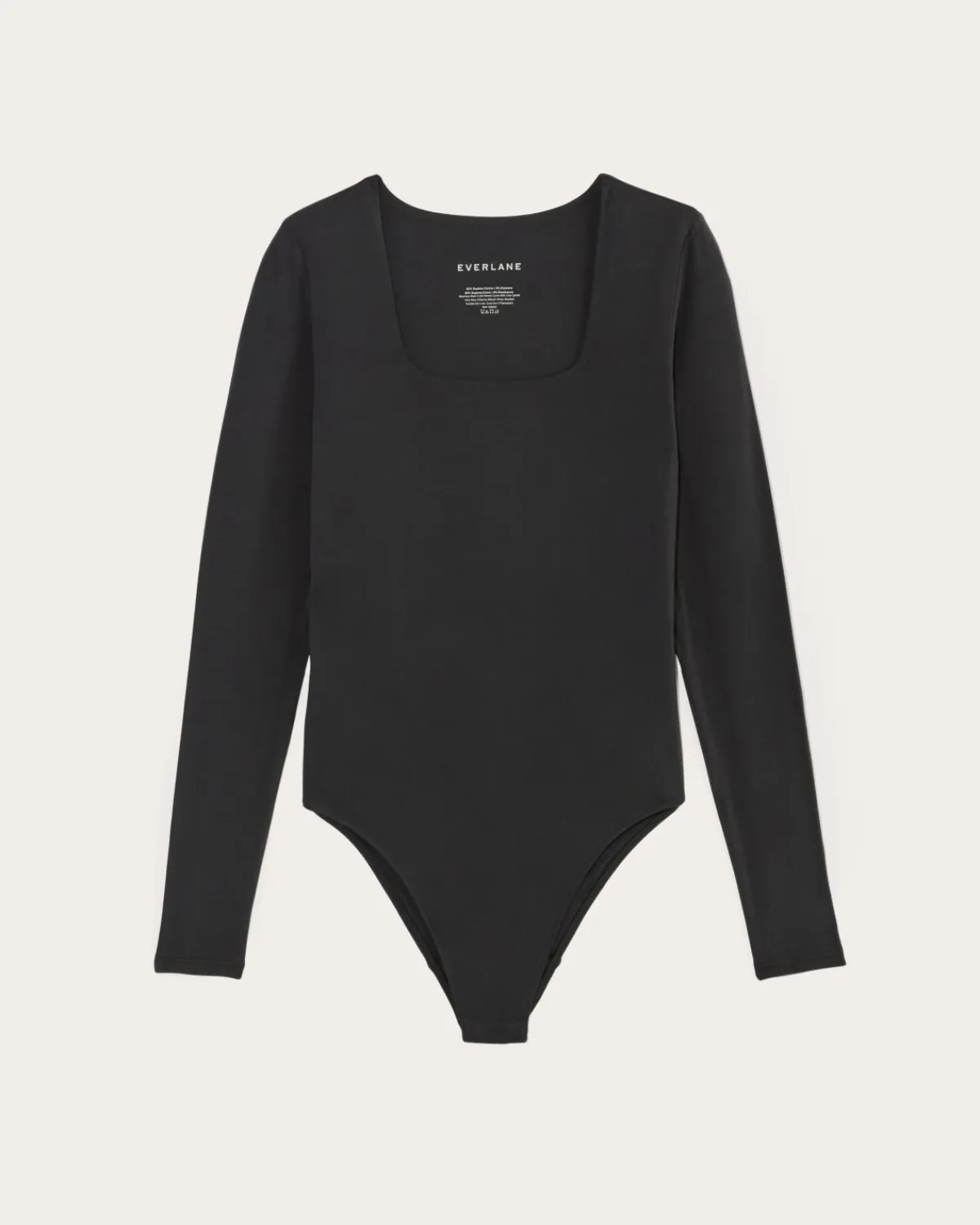 Everlane Bodysuits|Tees*The Long-Sleeve Supima® Square-Neck Bodysuit White