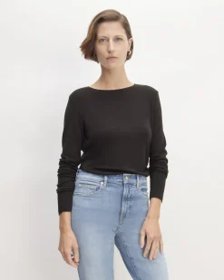 Everlane Tops*The Long-Sleeve Tee in Butterluxe