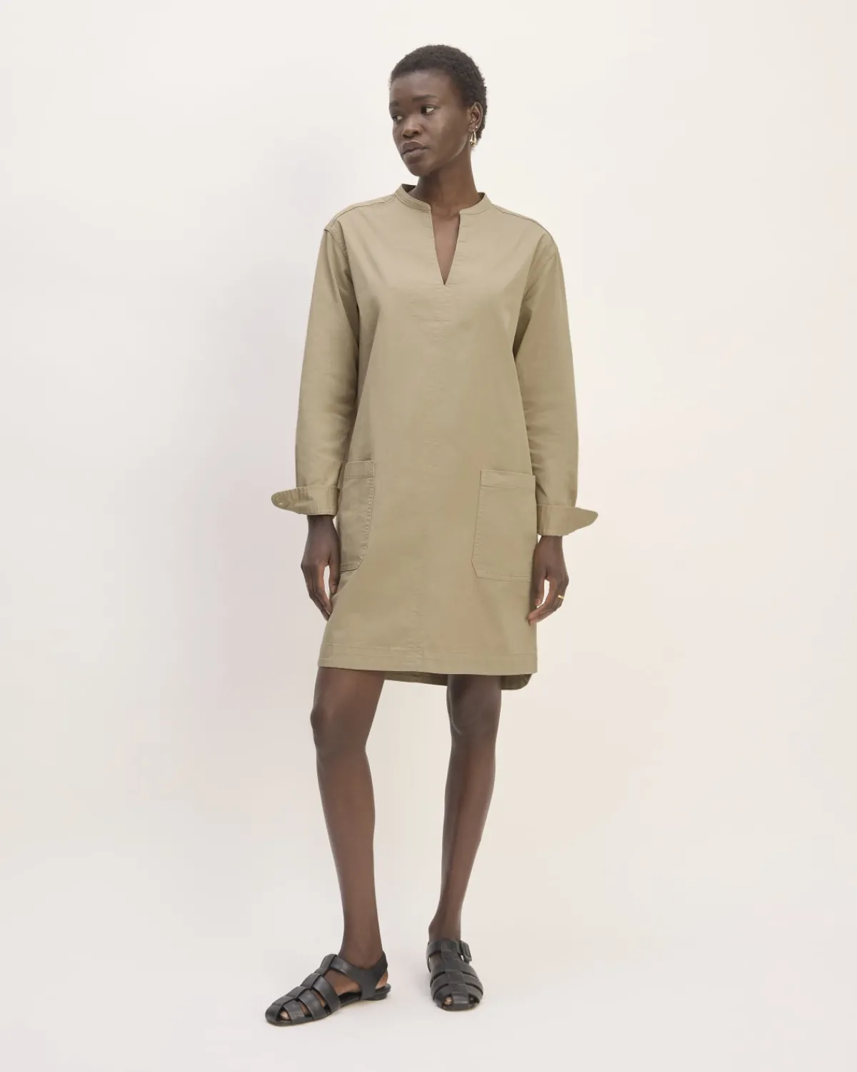Everlane Dresses*The Long-Sleeve Utility Mini Dress