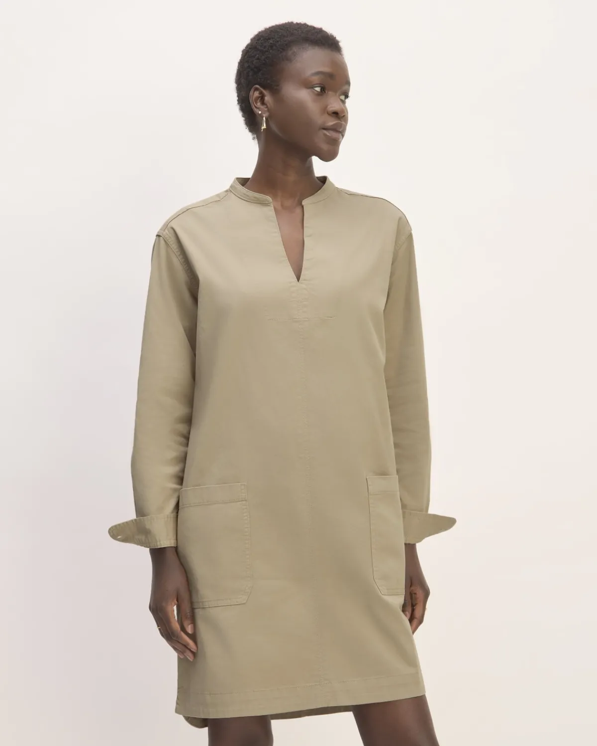 Everlane Dresses*The Long-Sleeve Utility Mini Dress