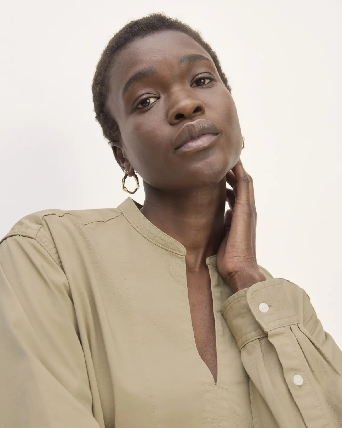 Everlane Dresses*The Long-Sleeve Utility Mini Dress