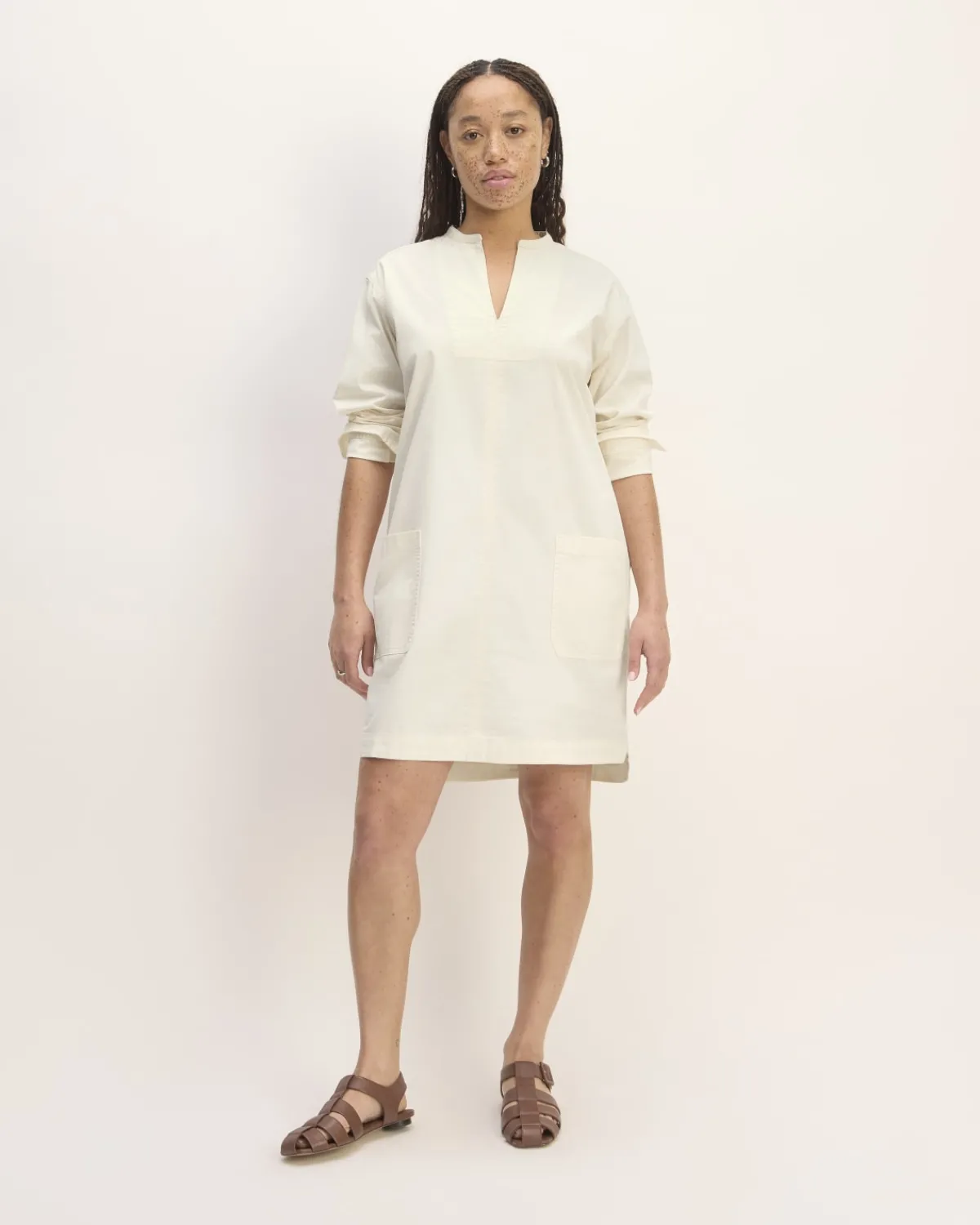 Everlane Dresses*The Long-Sleeve Utility Mini Dress