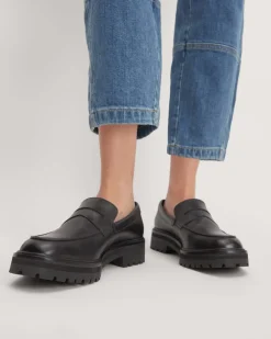 Everlane Shoes|Sneakers*The Lug Loafer Canvas / Lapis Blue / Classic Red