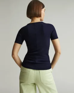 Everlane Tees|Short Sleeve Tees*The Luxe Rib Crew
