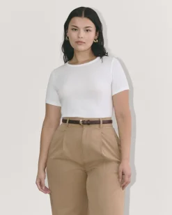 Everlane Tees|Short Sleeve Tees*The Luxe Rib Crew