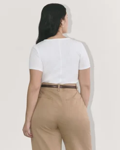 Everlane Tees|Short Sleeve Tees*The Luxe Rib Crew
