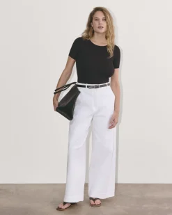 Everlane Tees|Short Sleeve Tees*The Luxe Rib Crew