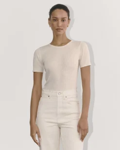 Everlane Tees|Short Sleeve Tees*The Luxe Rib Crew