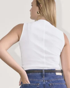 Everlane Tees|Tank Tops*The Luxe Rib Funnel-Neck Tank
