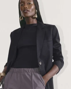 Everlane Tees|Tank Tops*The Luxe Rib Funnel-Neck Tank