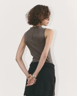 Everlane Tees|Tank Tops*The Luxe Rib Funnel-Neck Tank