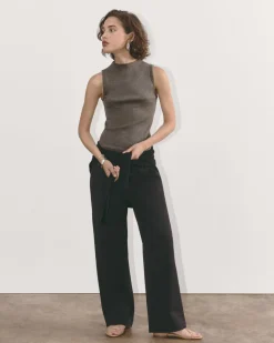 Everlane Tees|Tank Tops*The Luxe Rib Funnel-Neck Tank
