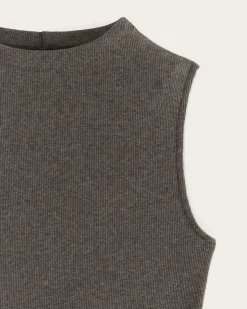 Everlane Tees|Tank Tops*The Luxe Rib Funnel-Neck Tank