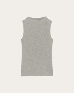 Everlane Tees|Tank Tops*The Luxe Rib Funnel-Neck Tank