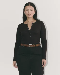 Everlane Tees|Long Sleeve Tees*The Luxe Rib Henley