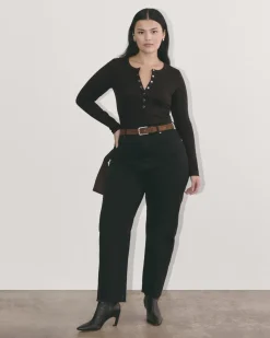 Everlane Tees|Long Sleeve Tees*The Luxe Rib Henley