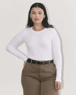 Everlane Tops|Tees*The Luxe Rib Long-Sleeve Crew