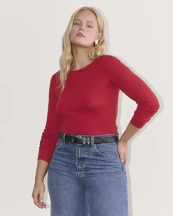 Everlane Tops|Tees*The Luxe Rib Long-Sleeve Crew