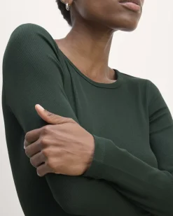 Everlane Tops|Tees*The Luxe Rib Long-Sleeve Crew