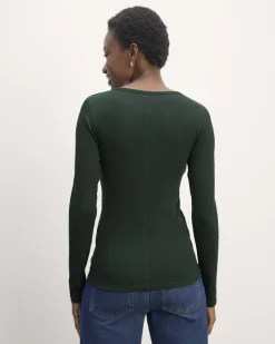 Everlane Tops|Tees*The Luxe Rib Long-Sleeve Crew