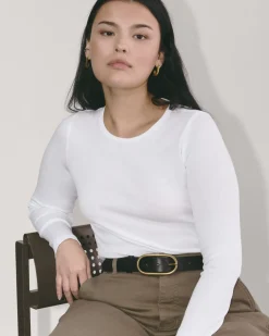 Everlane Tops|Tees*The Luxe Rib Long-Sleeve Crew
