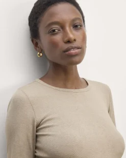 Everlane Tops|Tees*The Luxe Rib Long-Sleeve Crew