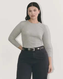 Everlane Tops|Tees*The Luxe Rib Long-Sleeve Crew