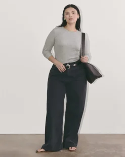 Everlane Tops|Tees*The Luxe Rib Long-Sleeve Crew