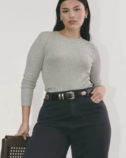 Everlane Tops|Tees*The Luxe Rib Long-Sleeve Crew