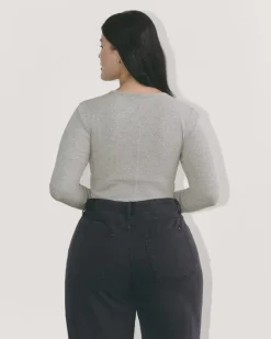 Everlane Tops|Tees*The Luxe Rib Long-Sleeve Crew