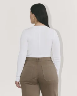Everlane Tops|Tees*The Luxe Rib Long-Sleeve Crew