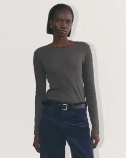 Everlane Tops|Tees*The Luxe Rib Long-Sleeve Crew
