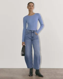 Everlane Tops|Tees*The Luxe Rib Long-Sleeve Crew